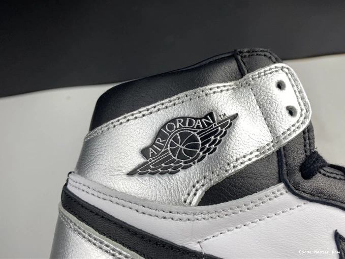 JORDAN SILVER HIGH WMNS 1 TOE AIR CD0461-001 OG 0714